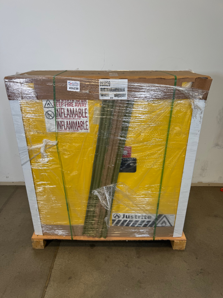 Image of Unused JustRite 30 Gallon Flammable Liquid Storage Cabinet